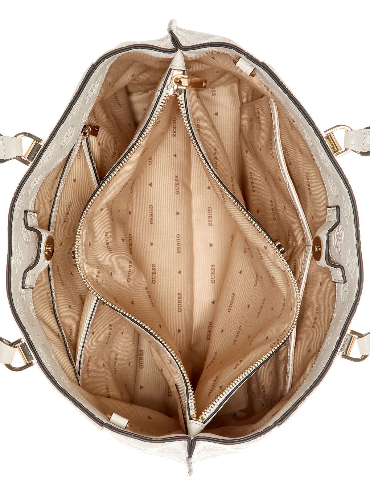 Guess Zarela Girlfriend Tote Taupe