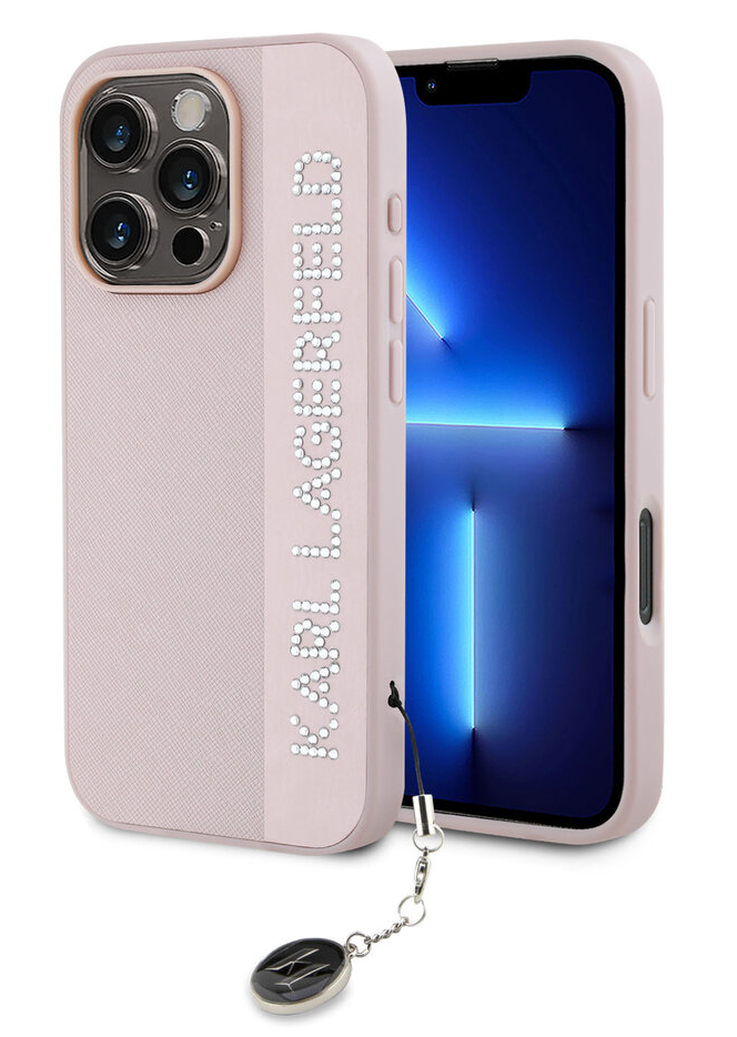 Karl Lagerfeld iPhone 15 Pro Hülle - Rosa Edition