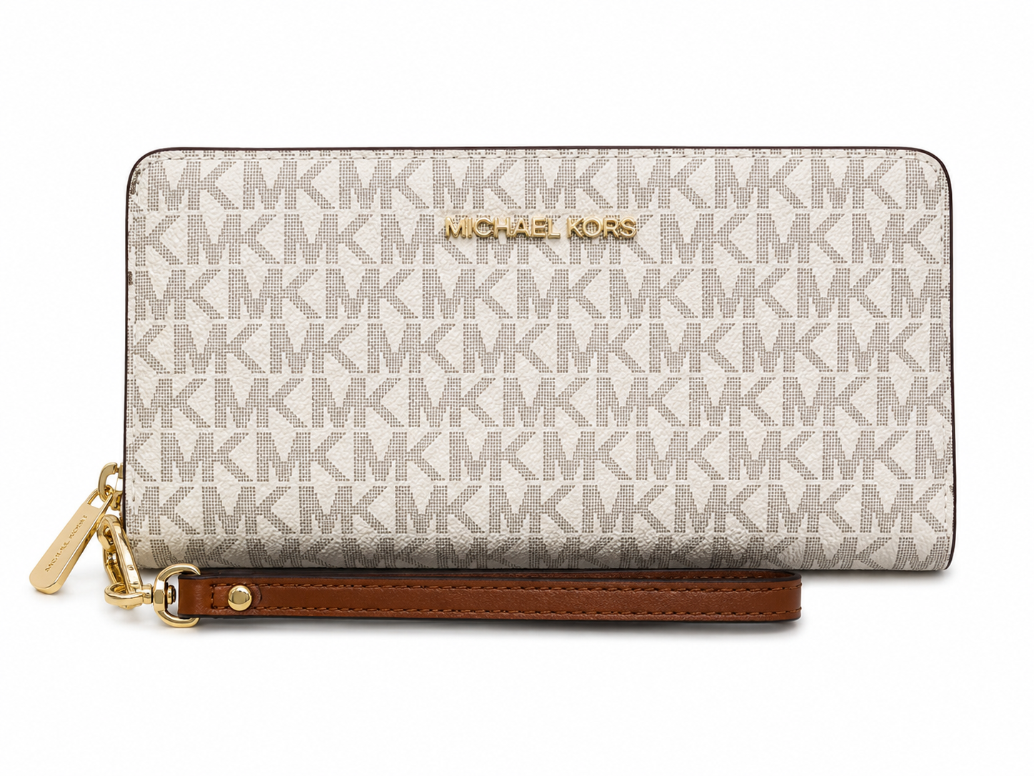 Michael Kors Jet Set Travel Geldbeutel Vanilla