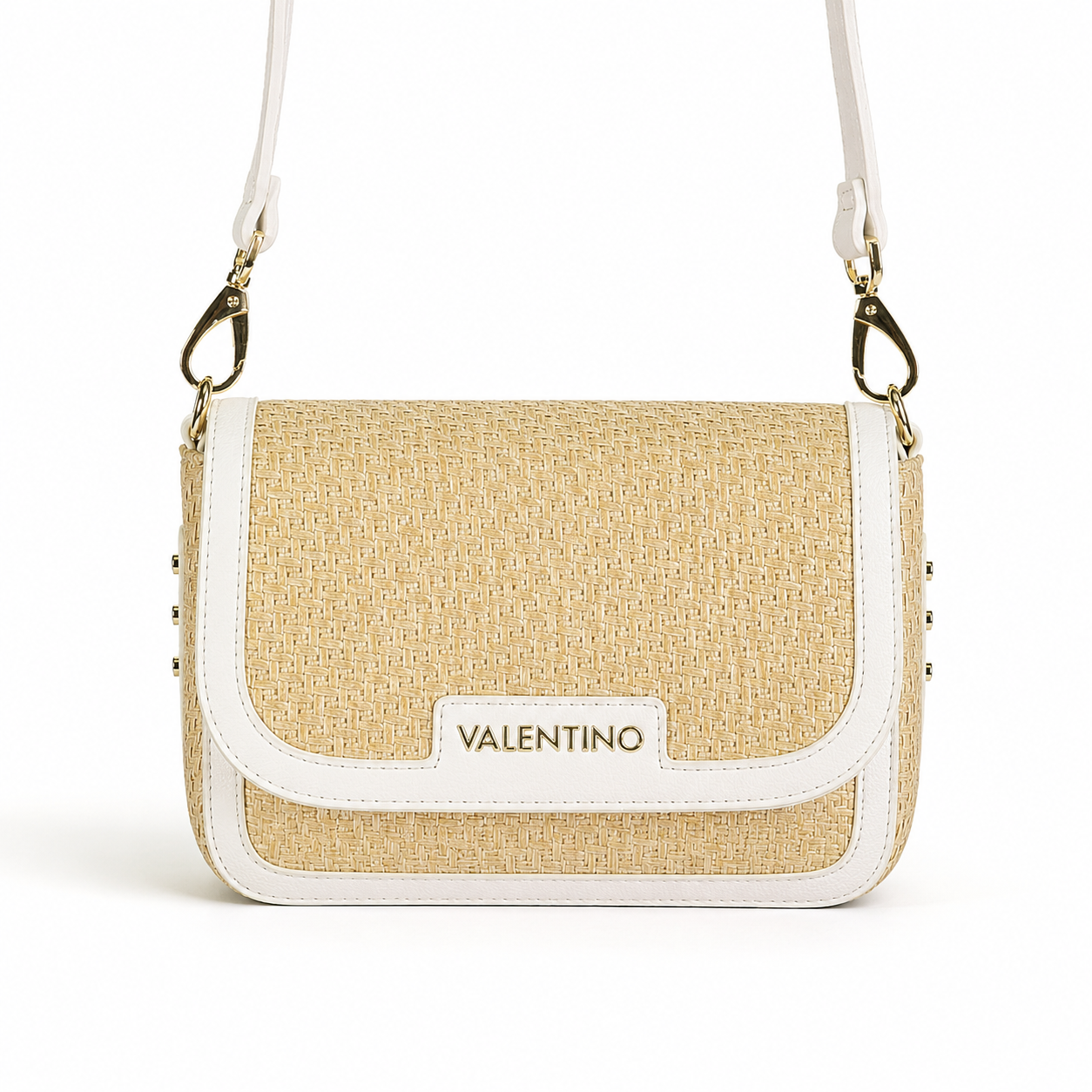 Valentino Beige Schultertasche - Crossbody-Gurt