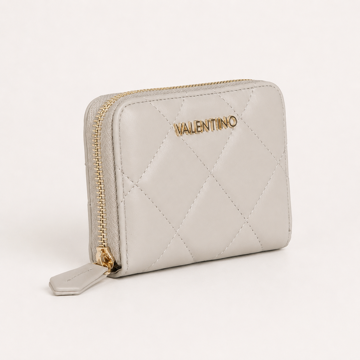 Valentino Damen-Portemonnaie Klein Grau