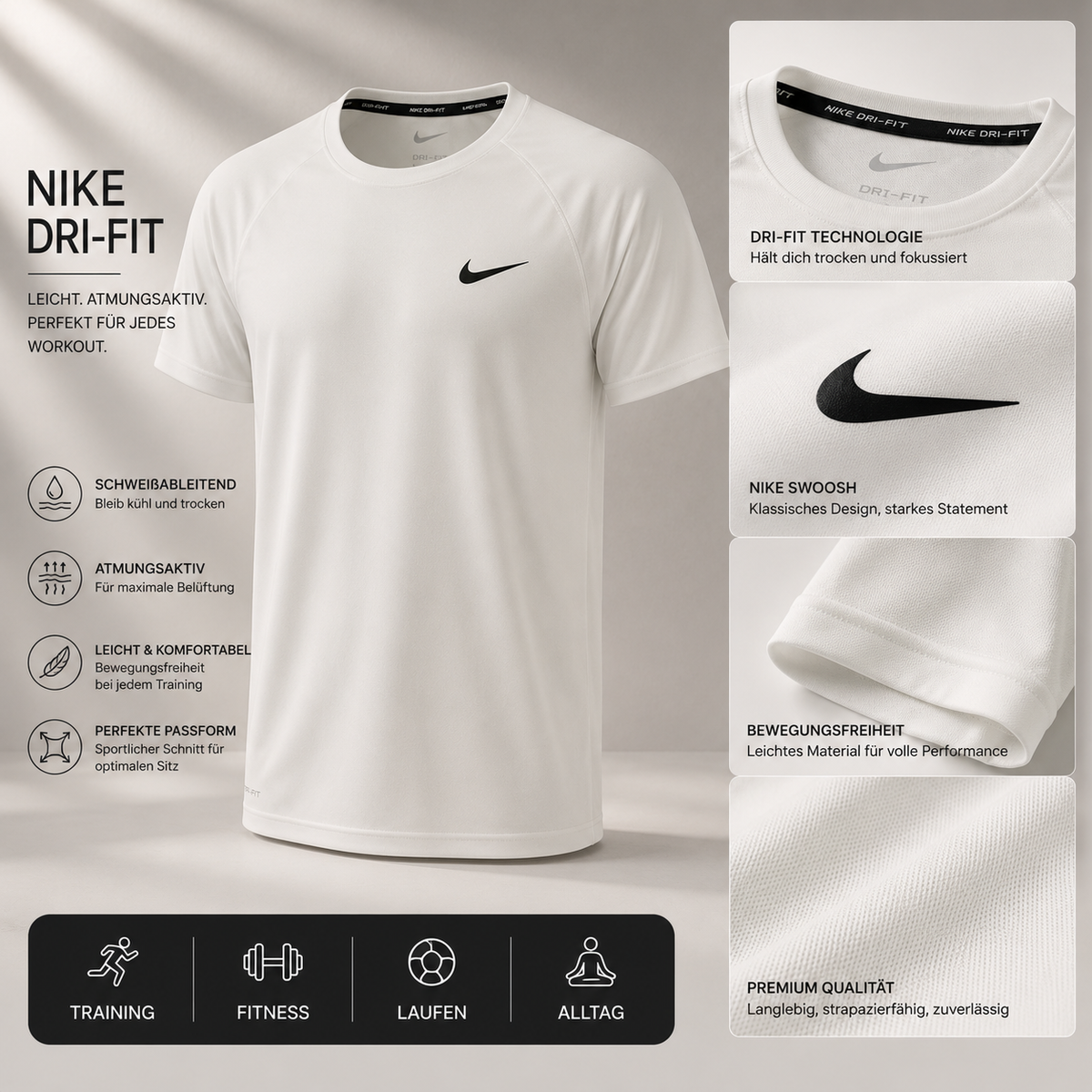 Nike TShirt - Weis