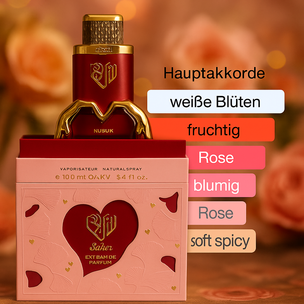 NUSUK SPRAY SAHER 100ML – Der Duft der tausendundeinen Nacht