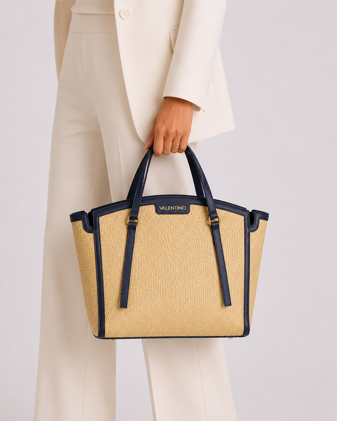 Valentino Taschen Blau Schultertasche
