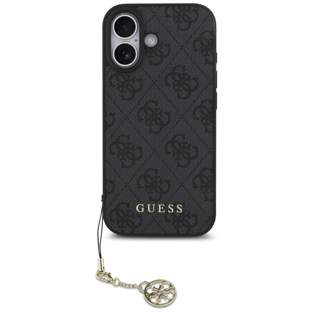 Guess 4G Charms Collection MagSafe case for iPhone  black