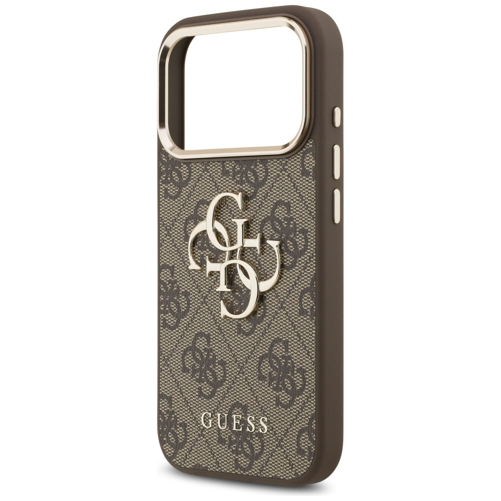 Guess 4G Big 4G Classic Logo for iPhone 17 Pro brown gold