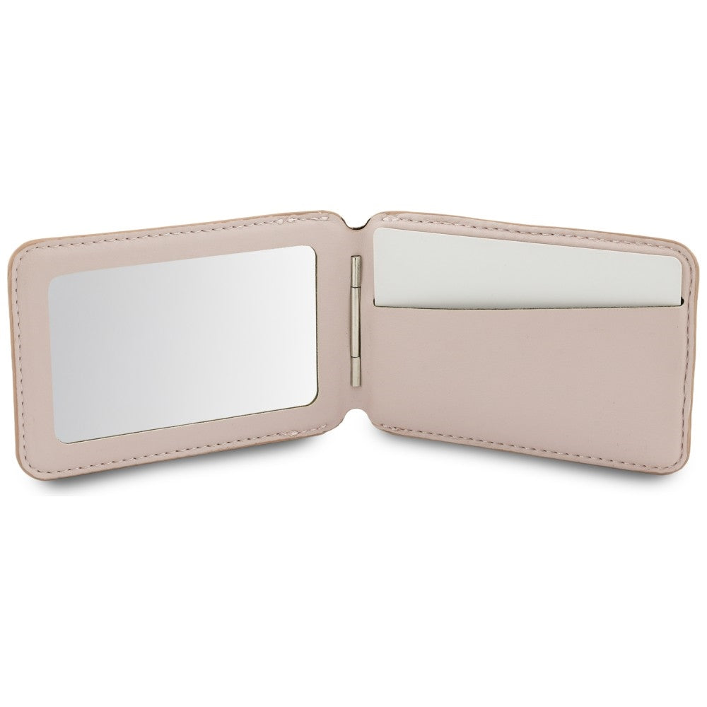 Guess Wallet mit Spiegel MagSafe Rosa