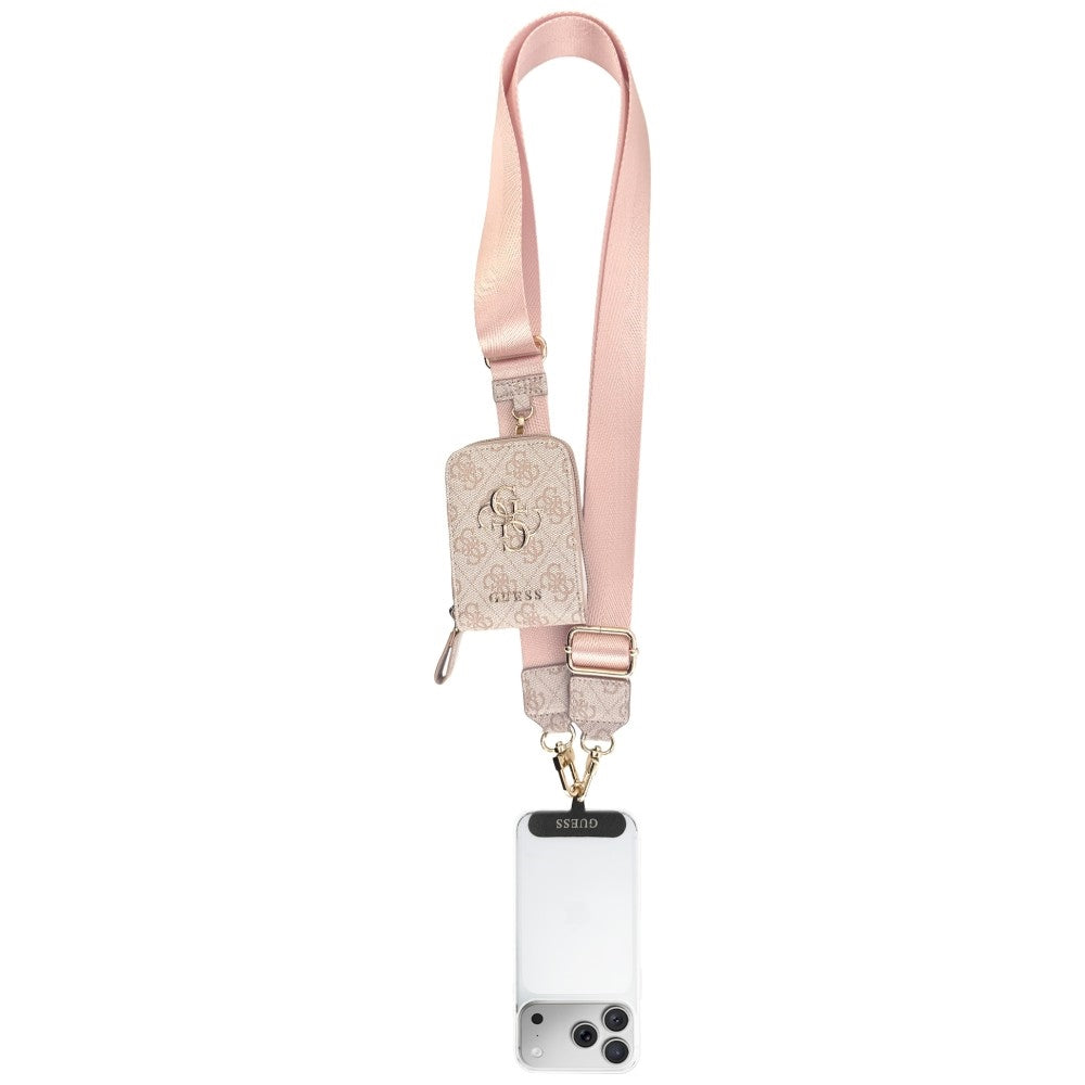 Guess Umhängekette mit Geldbeutel - Braun Rosa Schwarz