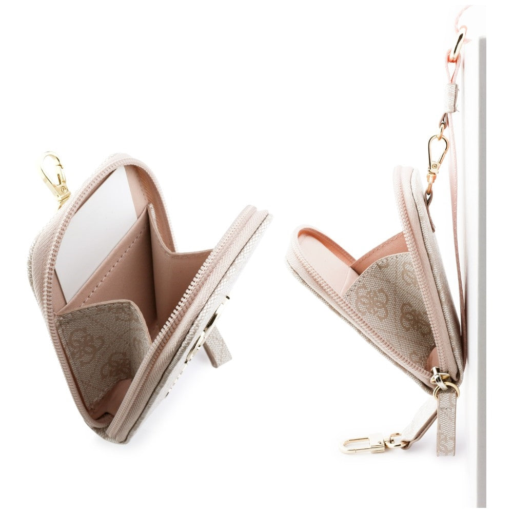 Guess Umhängekette mit Geldbeutel - Braun Rosa Schwarz