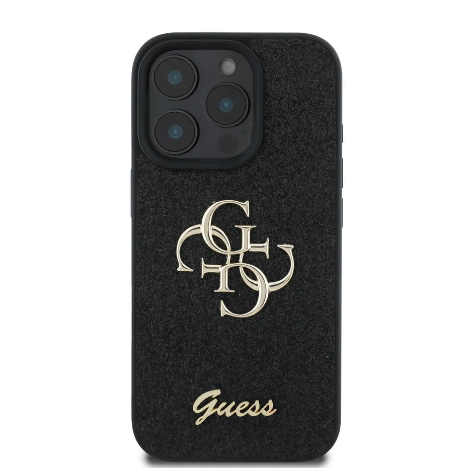 Guess iPhone 16 Pro Max Glitter Script Big 4G