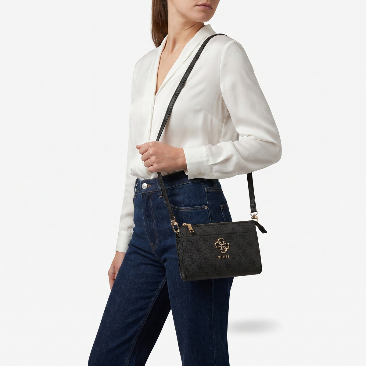 Guess Umhängetasche Braun 4G