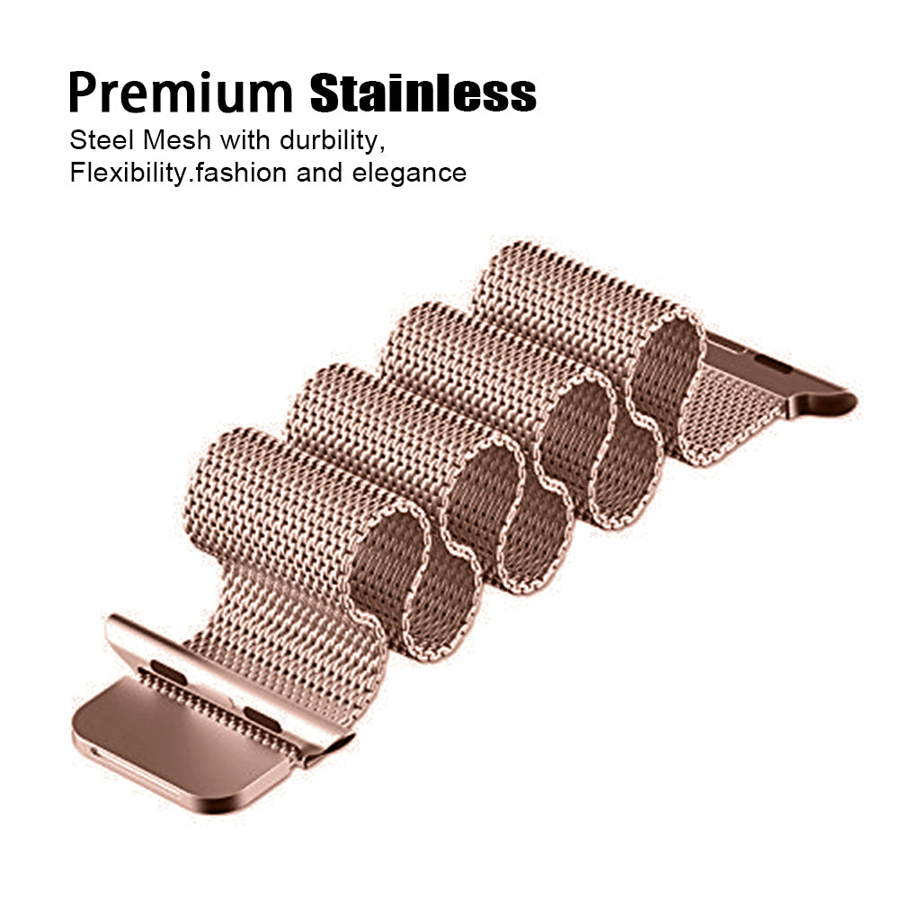 Kompatibel mit Apple Watch Armband rose gold