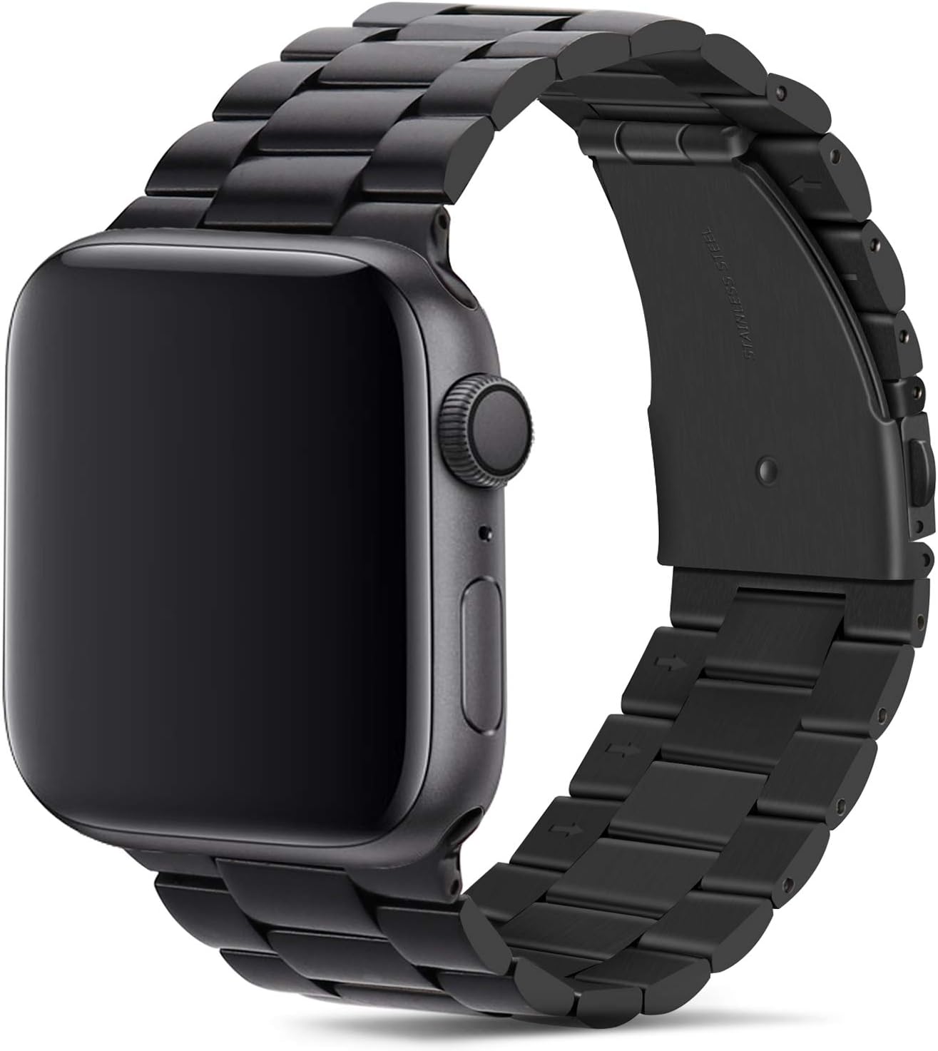 Kompatibel mit Apple Watch Armband Schwarz