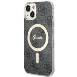 Guess  iPhone 15 / 14 / 13 6.1" black hardcase IML 4G MagSafe