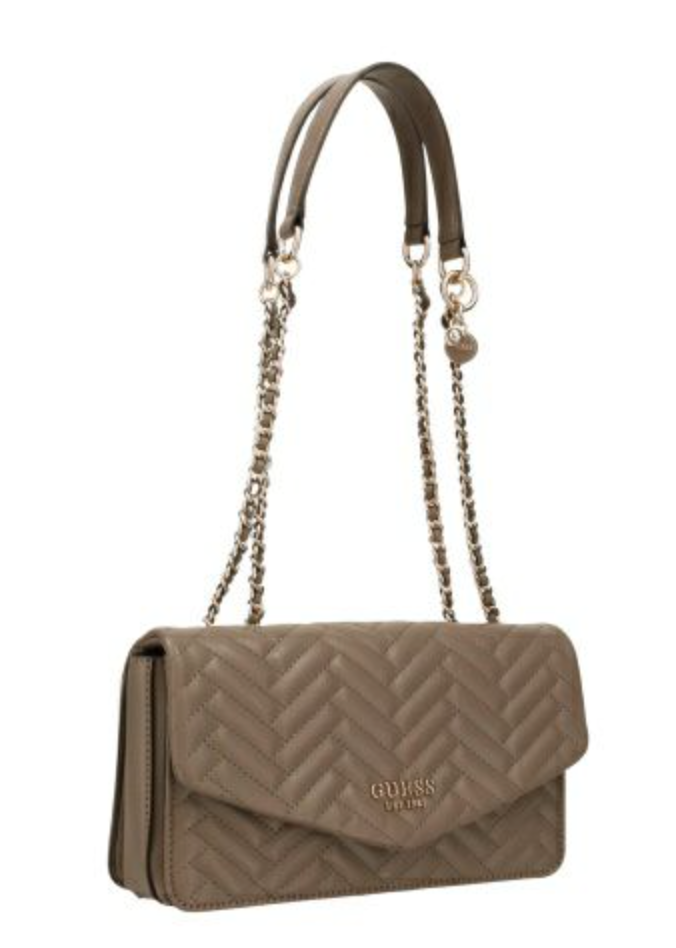 Guess Umhängetasche ANNING Dark Taupe