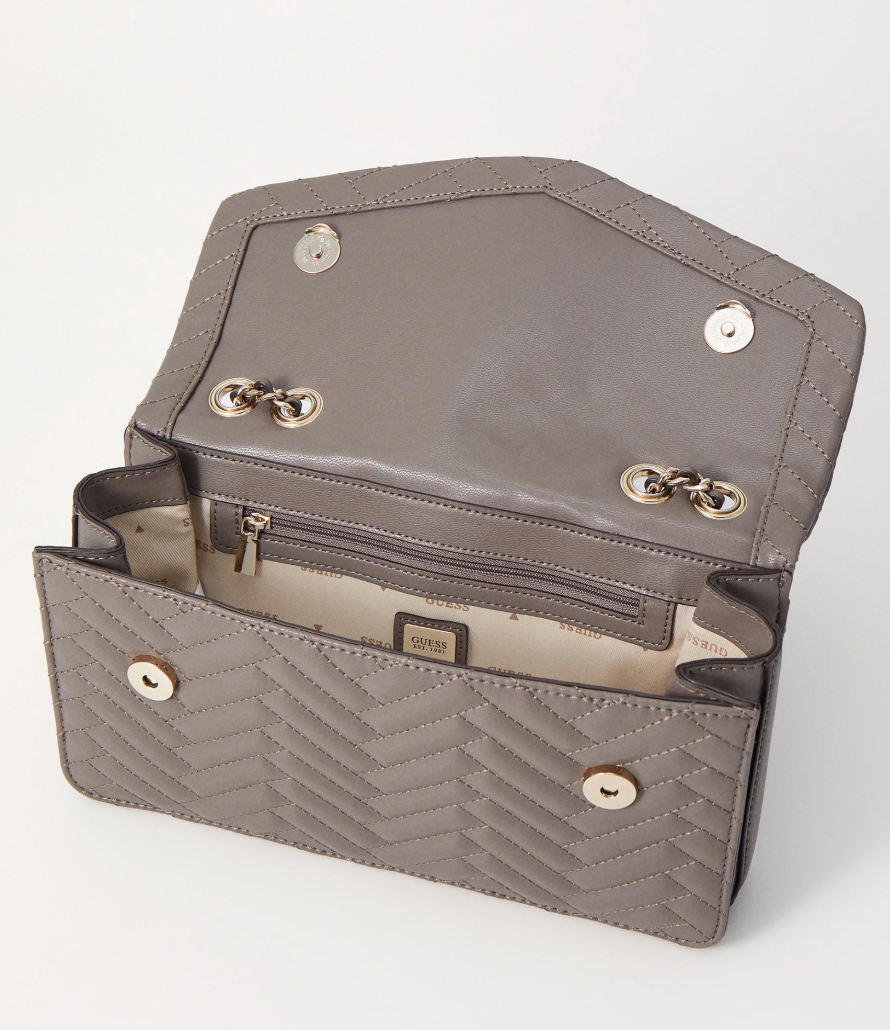 Guess Umhängetasche ANNING Dark Taupe
