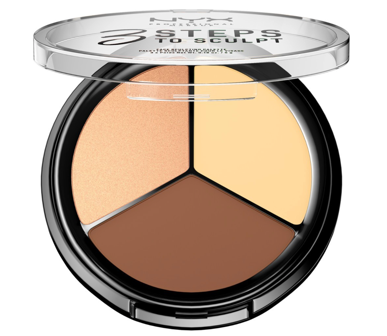 NYX Professional Makeup 3 Steps To Sculpt Puder Light