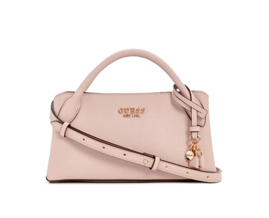 GUESS  BAG FEDANA SML GIRLFRIEND SATCHEL  - PINK