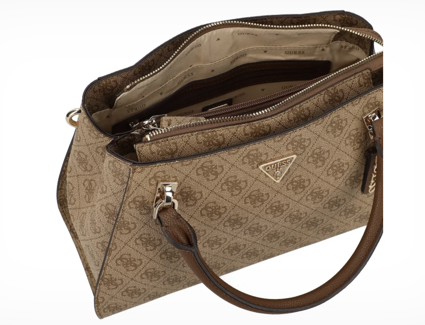 Guess Noelle Latte Logo Braun