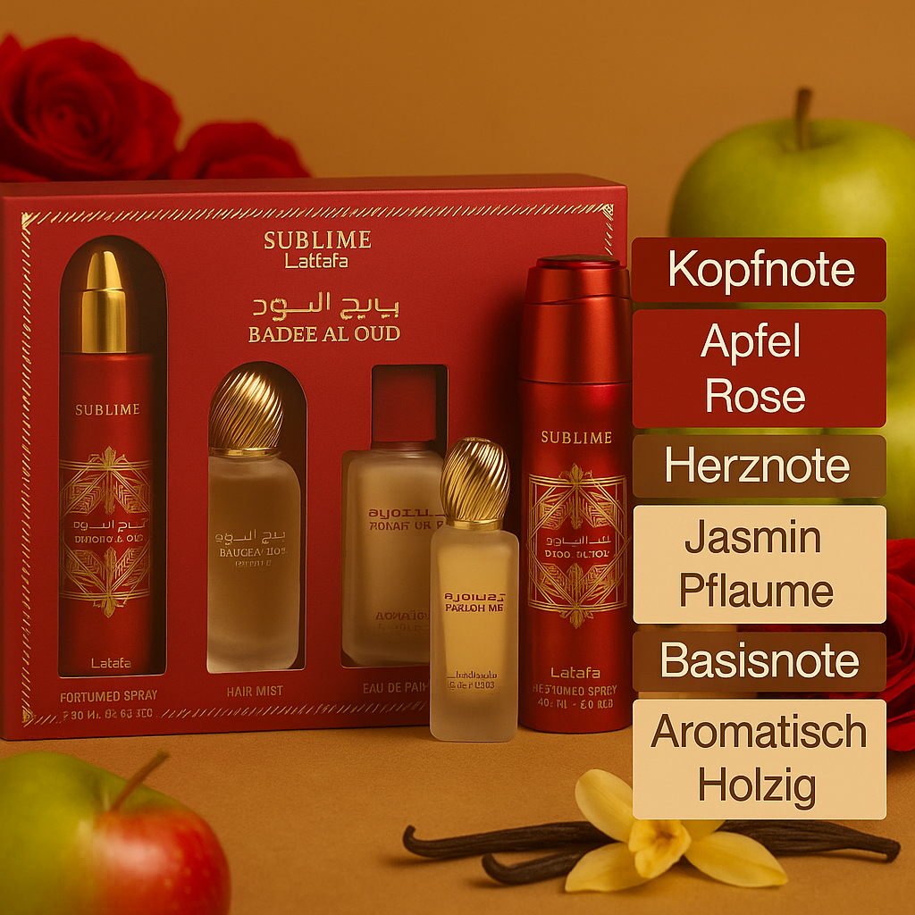 Lattafa Badee Al Oud Sublime Geschenkset Unisex