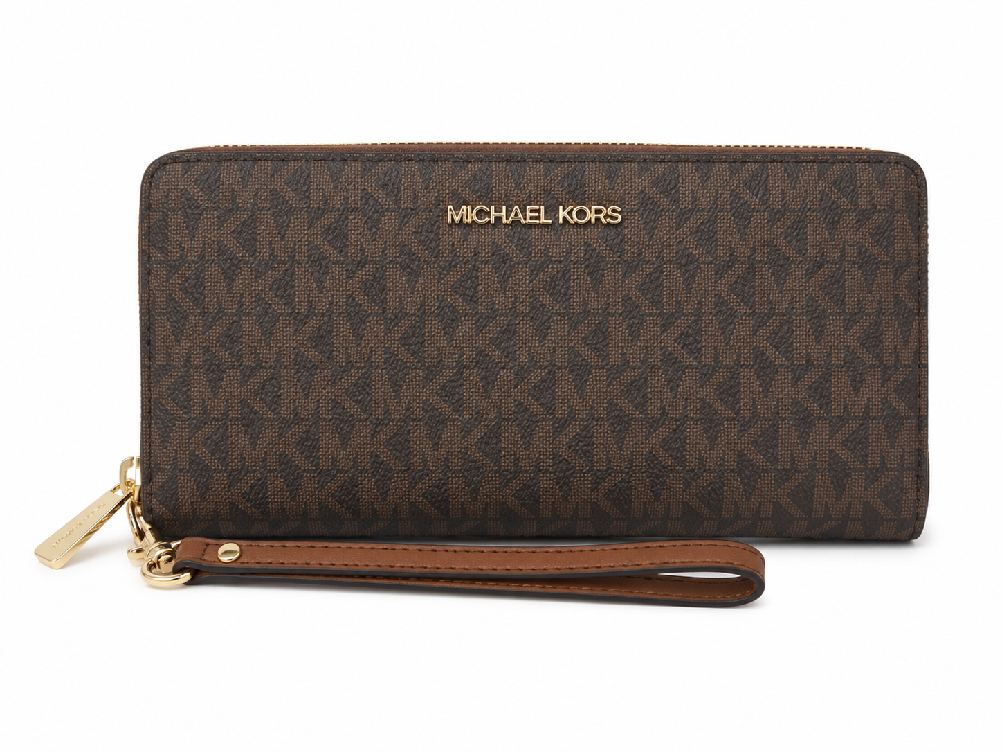 Michael Kors Jet Set Travel Geldbeutel Braun