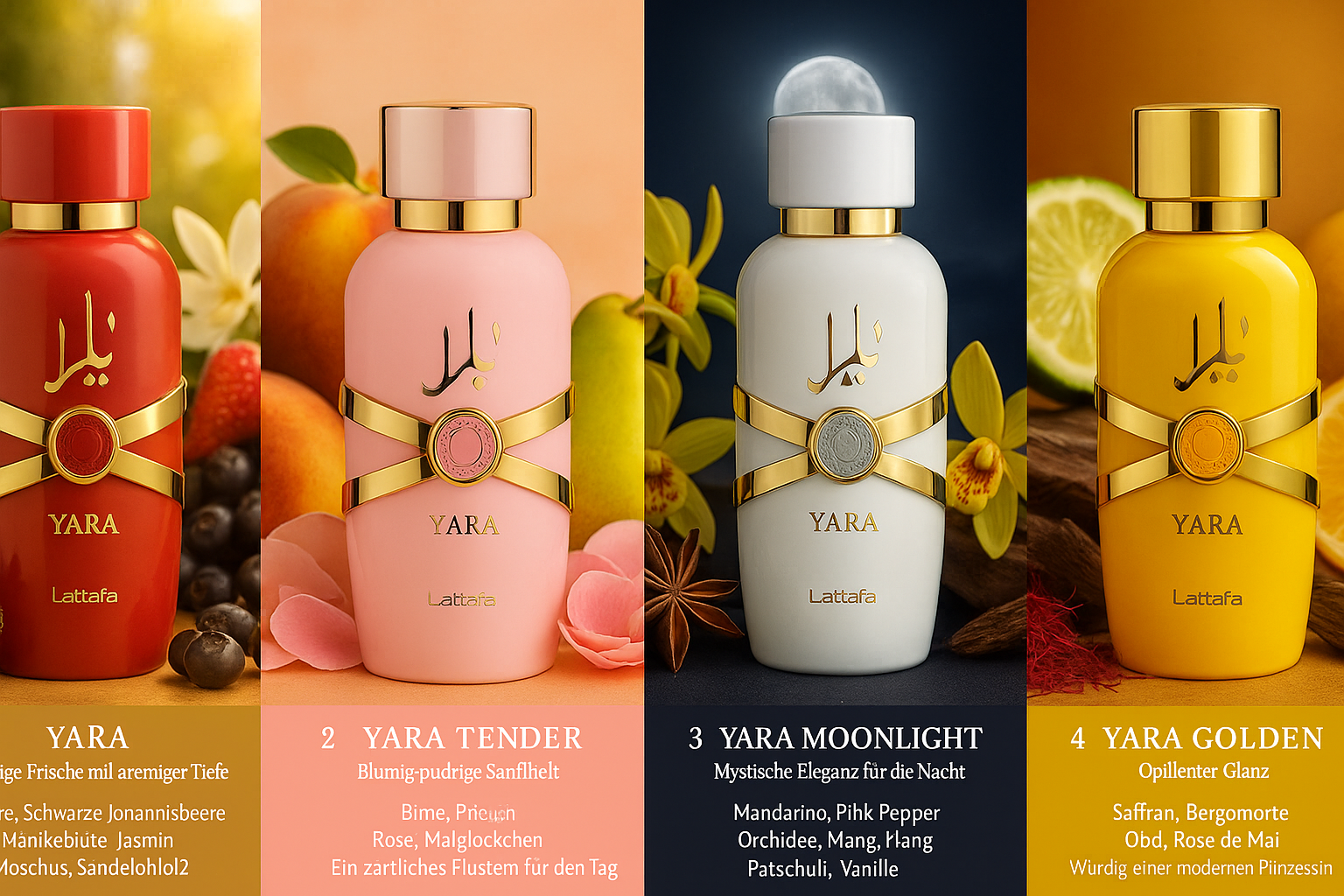Yara Collection by Lattafa Eau DE Parfum 4X 25ML