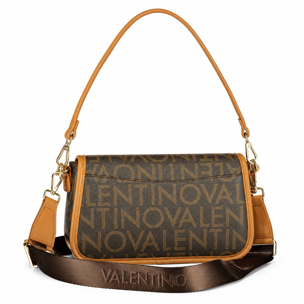 Mario Valentino Donna Umhängetasche Braun 1