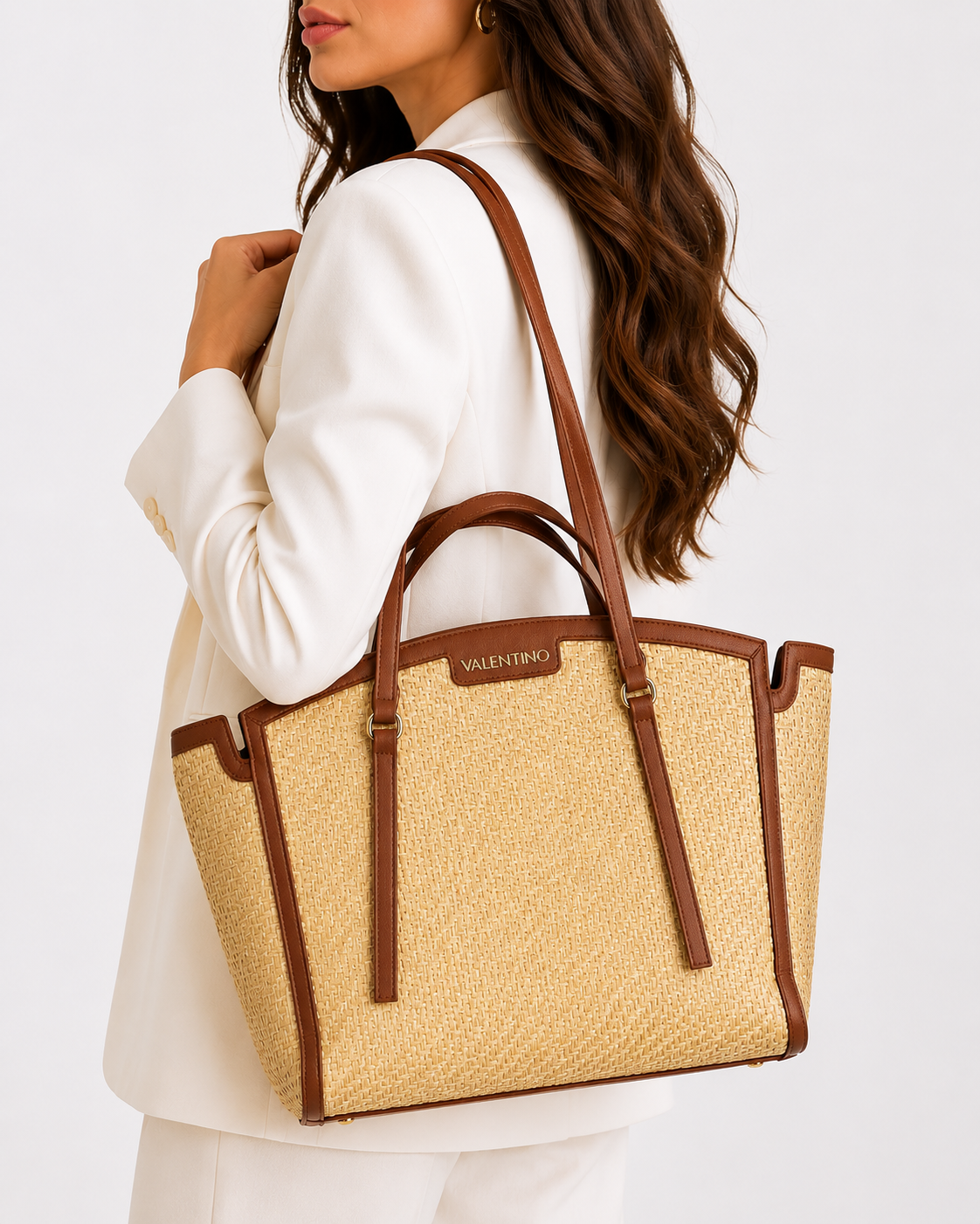 Valentino Taschen Braun Schultertasche
