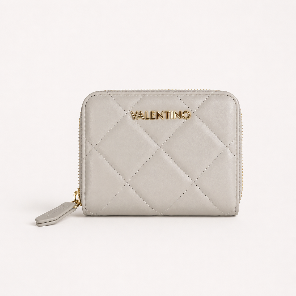 Valentino Damen-Portemonnaie Klein Grau
