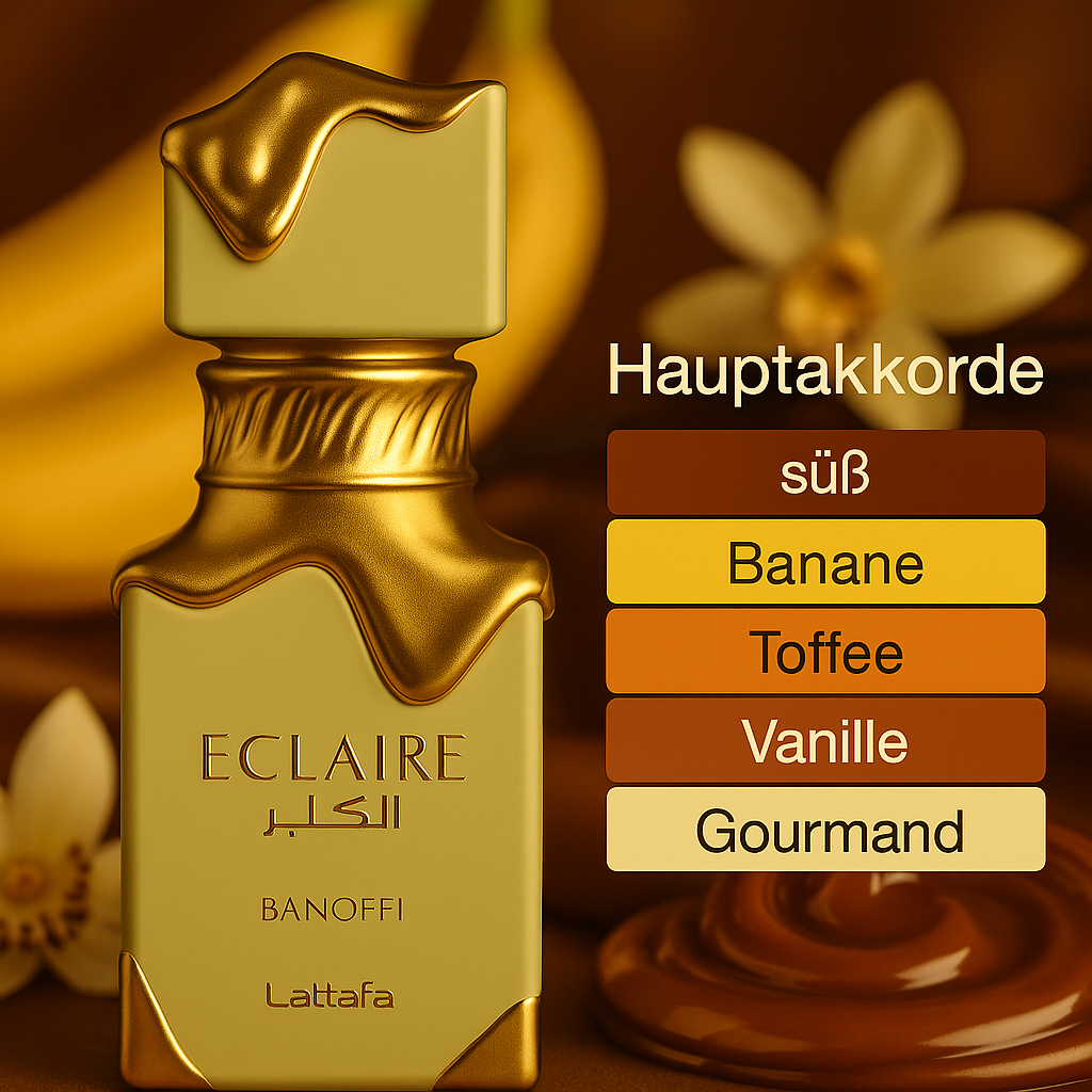 Eclaire Banoffi Lattafa Perfumes für Frauen und Männer