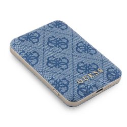 Guess Induction Powerbank 5000mAh  4G Leather Metal Logo MagSafe