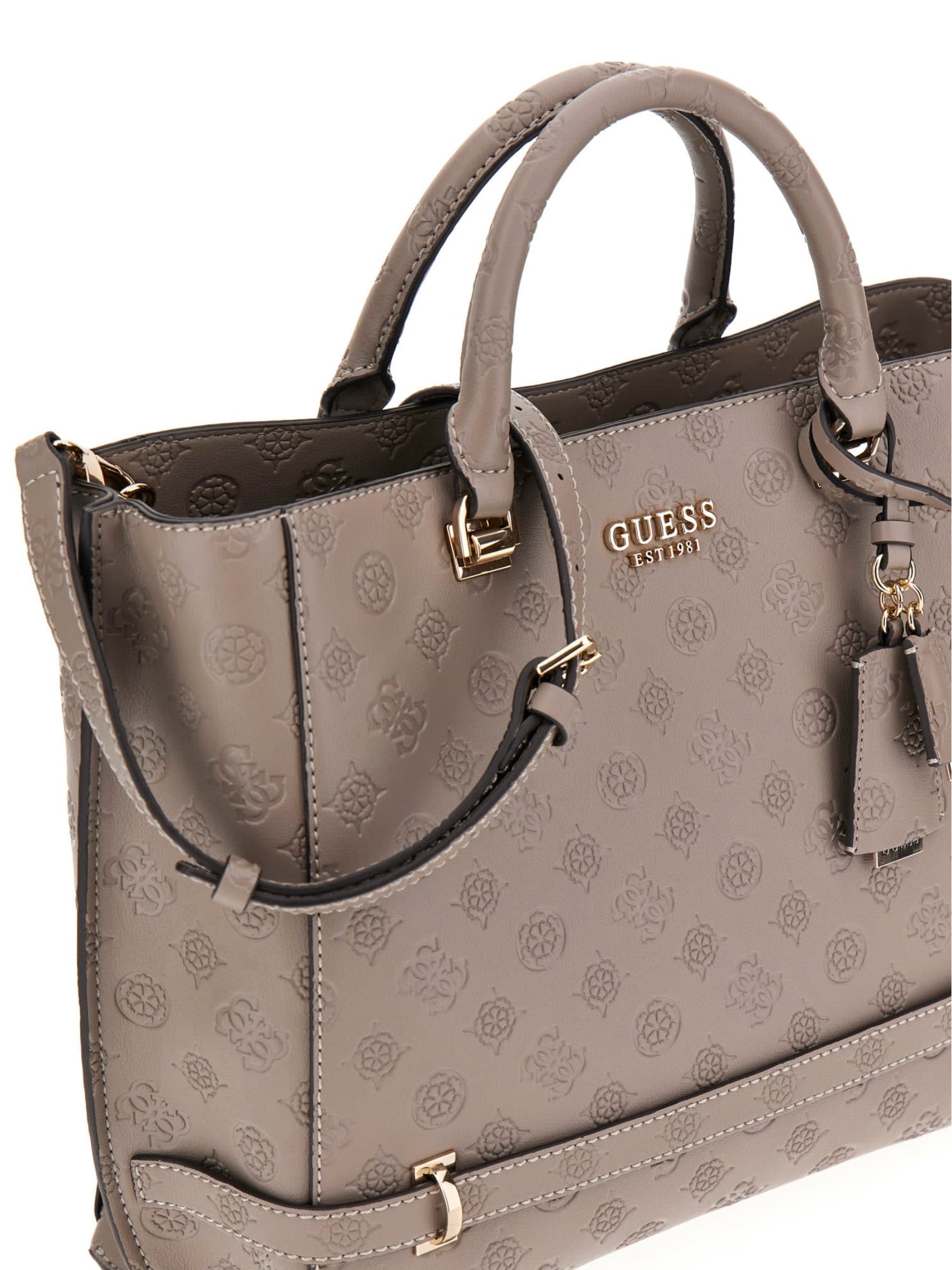 Guess Zarela Girlfriend Tote Taupe