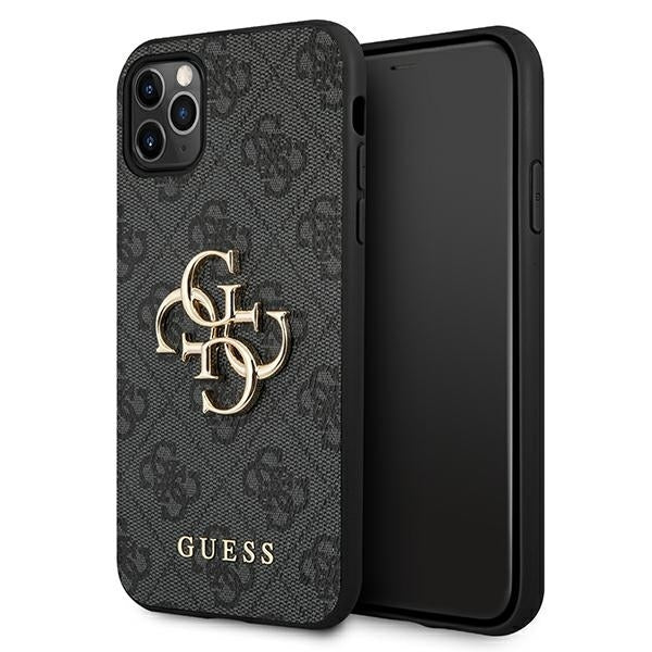 Guess  iPhone 13 Pro grey hardcase 4G Big Metal Logo