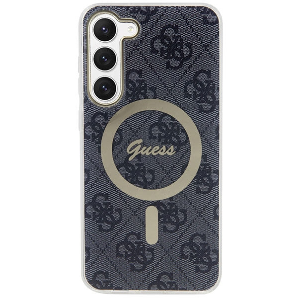 Guess  S23 Plus Hülle black hardcase 4G MagSafe