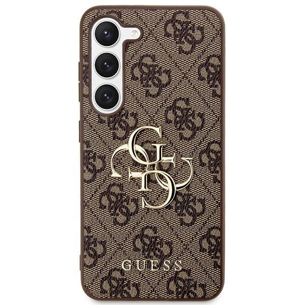 Guess Galaxy S24   Gold logo - Braun