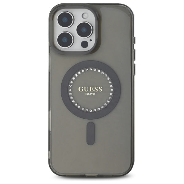 Guess iPhone 16 Pro Max - Magsafe IML Rhinestones