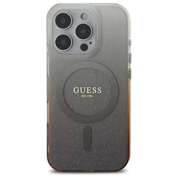 Guess IPhone Hülle    Magsafe - Rosa  Schwarz