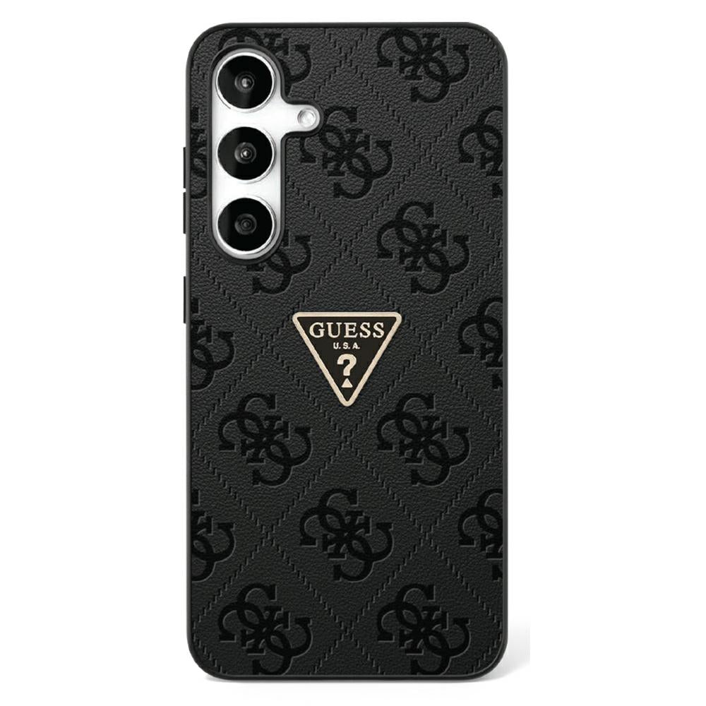 Guess Hot Stamp 4G Pattern Triangle Metal Logo do Samsung Galaxy S25 Rosa