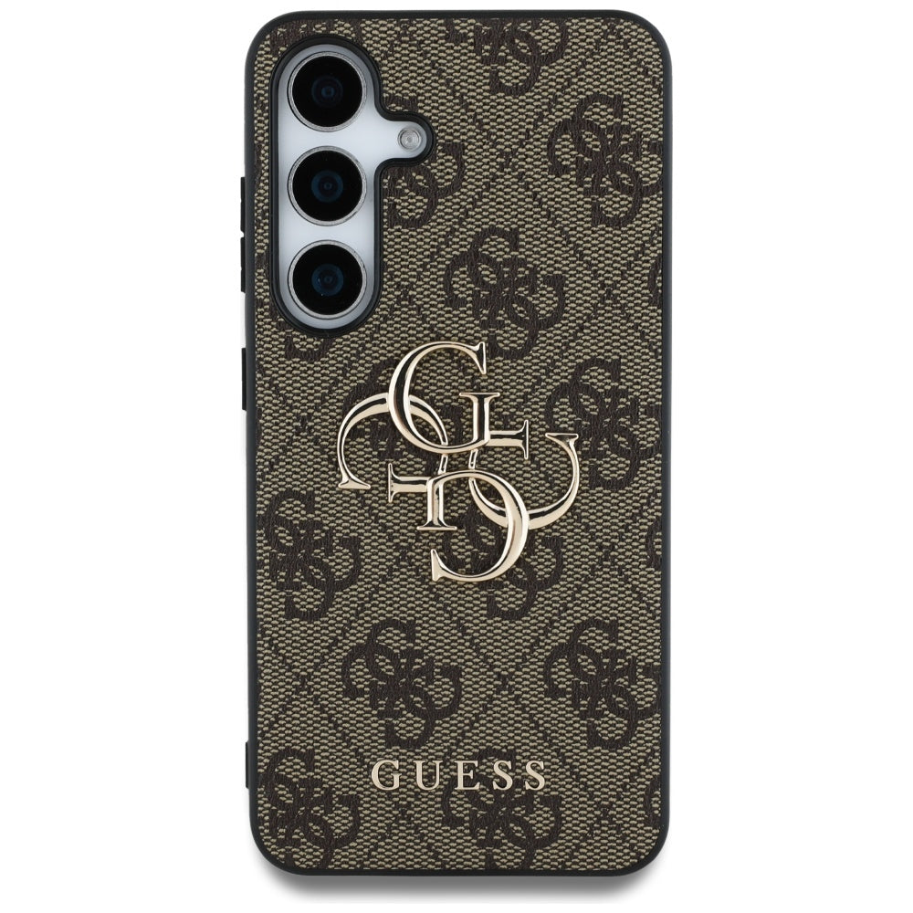 Guess Galaxy S25 Plus Hülle - 4G PU Big Logo - Schwarz