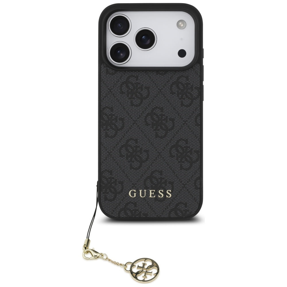 Guess 4G Charms Collection MagSafe case for iPhone  black