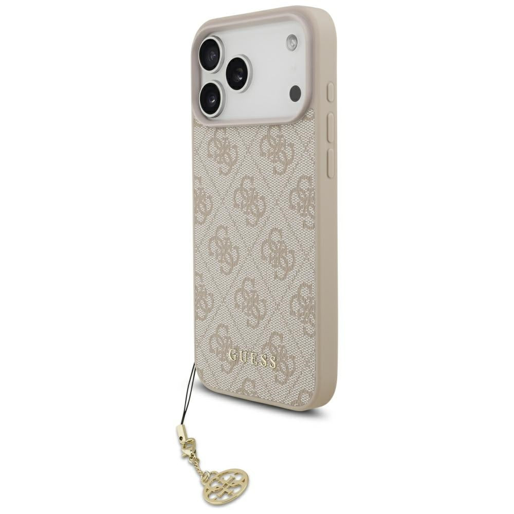 Guess 4G Charms Collection MagSafe case for iPhone  rosa