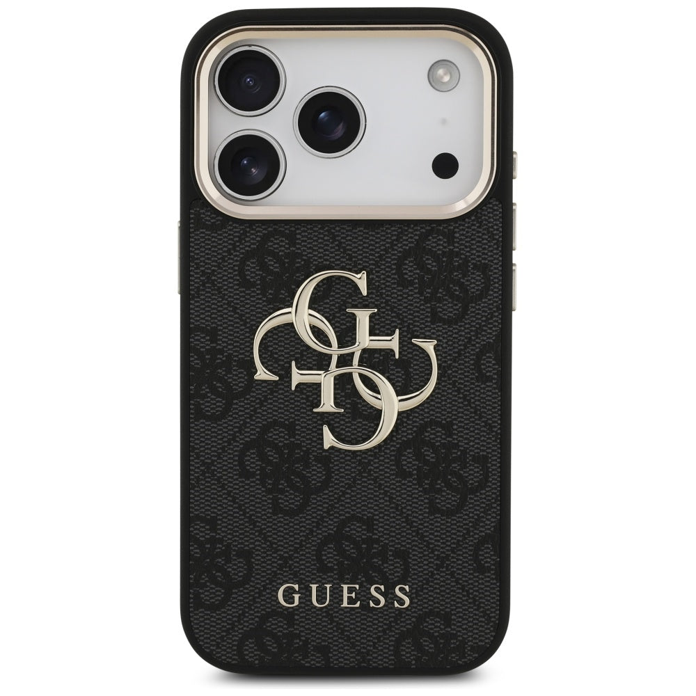 Guess 4G Big 4G Classic Logo for iPhone 17 black gold