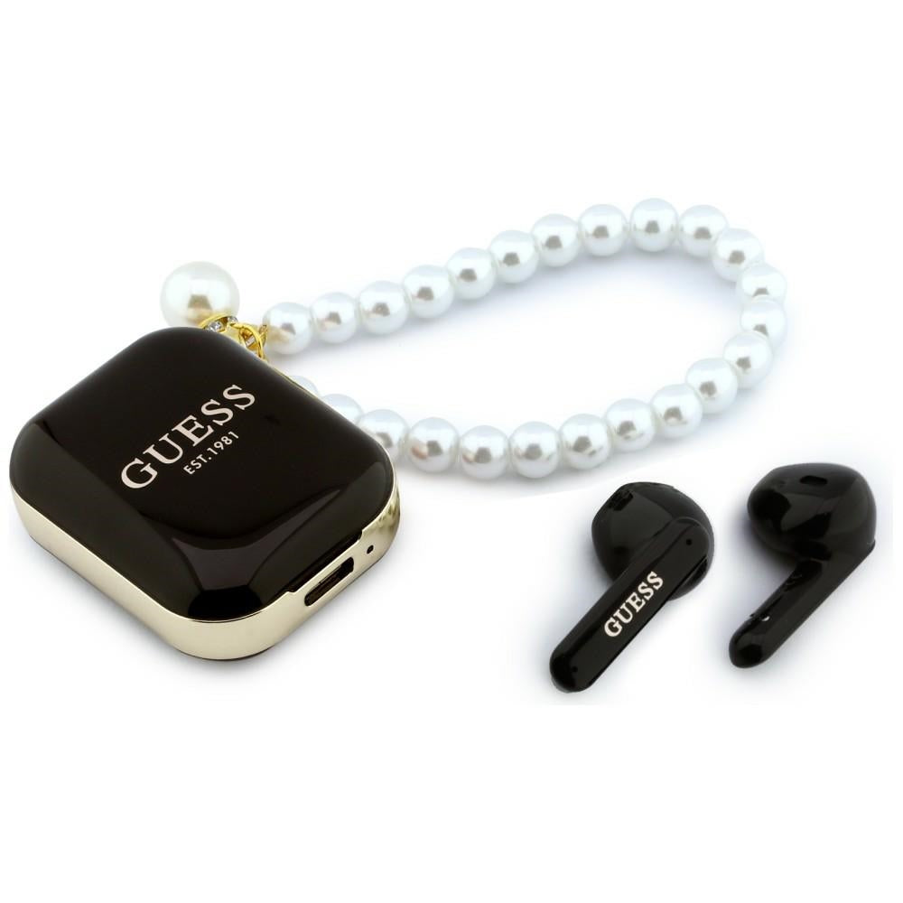 Guess Earphones TWS Guess Pearl Strap beige