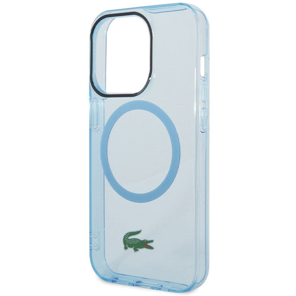 Lacoste  iPhone Hülle Hellblau hardcase Transparent MagSafe