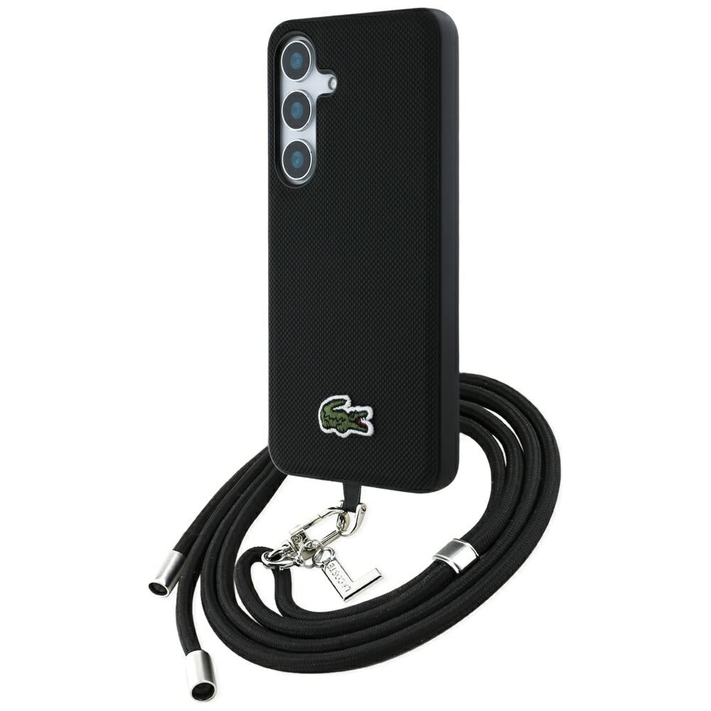 Lacoste Iconic Crossbody  Strap MagSafe to Samsung Galaxy black