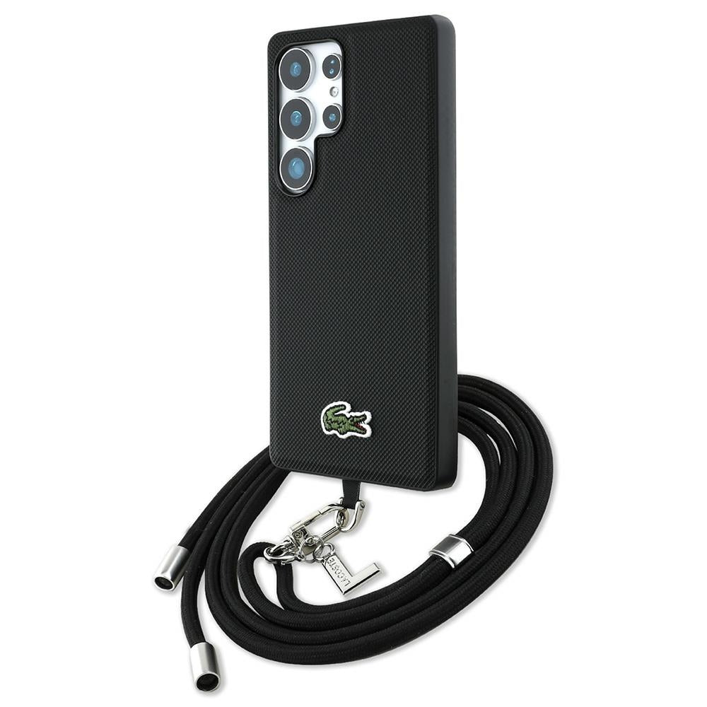 Lacoste Iconic Crossbody  Strap MagSafe to Samsung Galaxy black