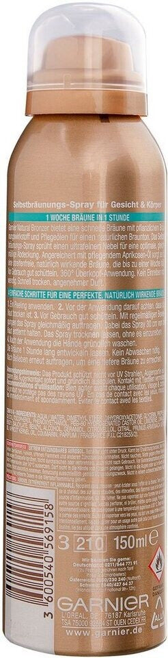 Garnier Ambre Solaire Natural Bronzer Spray 150 ml