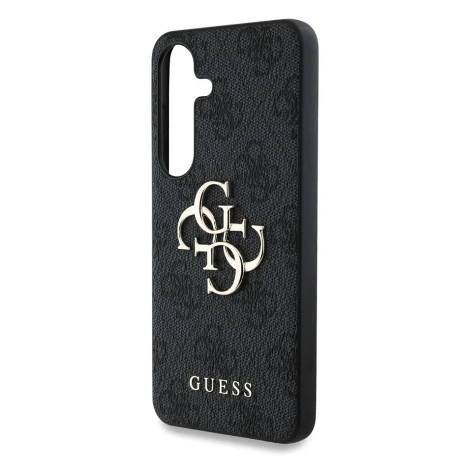 Guess Galaxy S25 Plus Hülle - 4G PU Big Logo - Schwarz