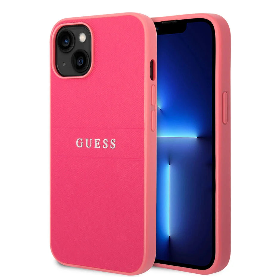 Guess iPhone 14 & 13 Hardcase rosa pink