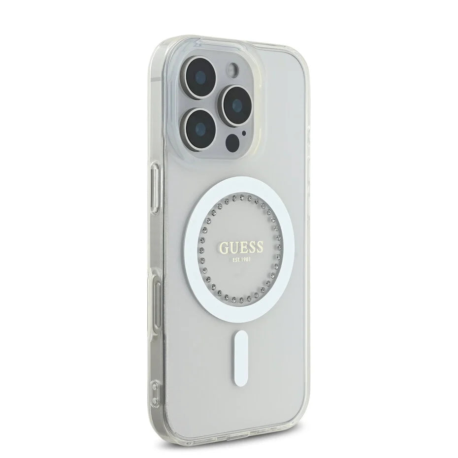 Guess iPhone 16 Pro  - Magsafe IML Rhinestones